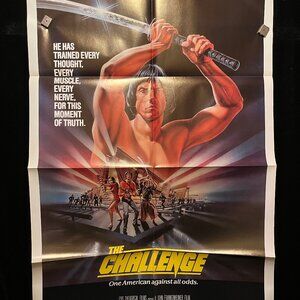 The Challenge 1982 One Sheet Movie Poster Scott Glenn Martial Arts Kung Fu